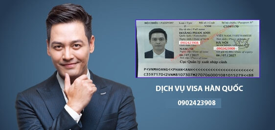 MC, diễn viên, người mẫu Phan Anh đã tin tưởng lựa chọn dịch vụ Visa Hàn Quốc tại công ty chúng tôi
